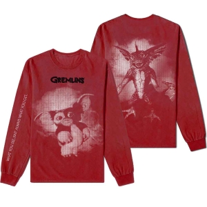 Warner Bros - Gremlins Graphic Uni Red Longsleeve ryhmässä MERCHANDISE / T-paita / Film-Musikal @ Bengans Skivbutik AB (5555674r)