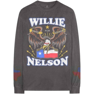 Willie Nelson - Texan Pride Uni Bl Longsleeve ryhmässä MERCHANDISE / T-paita / Country @ Bengans Skivbutik AB (5555679r)