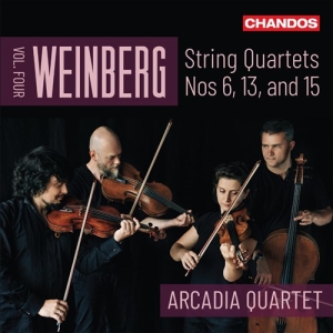 Arcadia Quartet - Weinberg: String Quartets, Vol. 4 ryhmässä ME SUOSITTELEMME / Joululahjavinkki: CD @ Bengans Skivbutik AB (5555781)