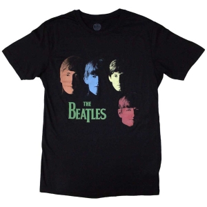 The Beatles - Colour Faces Uni Bl T-Shirt ryhmässä ME SUOSITTELEMME / Uutuus Merch / Juni @ Bengans Skivbutik AB (5556041r)