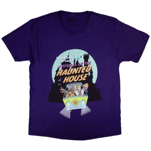 Scooby Doo - Haunted House Purple T-Shirt ryhmässä ME SUOSITTELEMME / Uutuus Merch / Juni @ Bengans Skivbutik AB (5556049r)