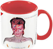 David Bowie  - Aladdin Sane Red Coloured-Inner Mug ryhmässä MERCHANDISE / Merch / Pop-Rock @ Bengans Skivbutik AB (5556237)