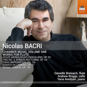 Danielle Breisach - Nicolas Bacri: Chamber Music, Vol. ryhmässä ME SUOSITTELEMME / Perjantain julkaisut / Fredag den 2:e augusti @ Bengans Skivbutik AB (5557033)