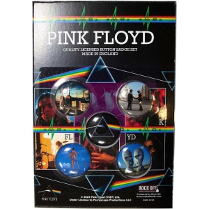 Pink Floyd - Album Cover Button Badge Pack ryhmässä MERCHANDISE / T-paita / Pop-Rock @ Bengans Skivbutik AB (5557228)