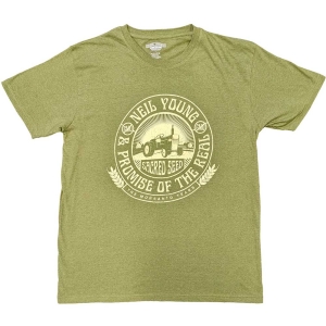 Neil Young - Tractor Seal Uni Green T-Shirt ryhmässä MERCHANDISE / T-paita / Pop-Rock @ Bengans Skivbutik AB (5557232r)