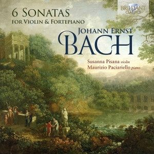 Susanna Pisana Maurizio Paciariell - J.E. Bach: 6 Sonatas For Violin & F ryhmässä CD @ Bengans Skivbutik AB (5557302)