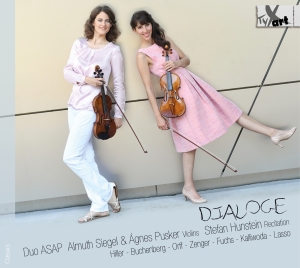 Duo Asap Stefan Hunstein - Dialoge - Works For Violin Duo And ryhmässä ME SUOSITTELEMME / Joululahjavinkki: CD @ Bengans Skivbutik AB (5557758)