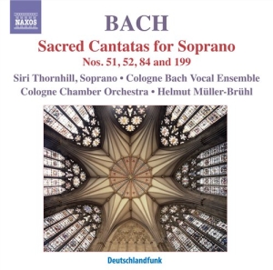 Bach - Sacred Cantatas For Soprano ryhmässä Externt_Lager / Naxoslager @ Bengans Skivbutik AB (555782)