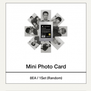 Bts - Monochrome Mini Photo Card ryhmässä MERCHANDISE / Merch / K-Pop @ Bengans Skivbutik AB (5557941)