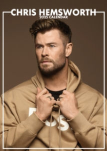 Chris Hemsworth - 2025 Calendar ryhmässä ME SUOSITTELEMME / Perjantain julkaisut / Fredag den 16:e augusti @ Bengans Skivbutik AB (5560276)