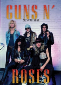 Guns N' Roses - 2025 Calendar ryhmässä ME SUOSITTELEMME / Perjantain julkaisut / Fredag den 16:e augusti @ Bengans Skivbutik AB (5560285)