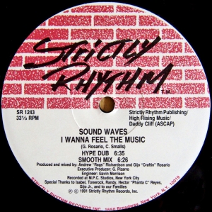 Sound Waves - I Wanna Feel The Music / Gotta Have You ryhmässä VINYYLI / Elektroniskt @ Bengans Skivbutik AB (5561734)