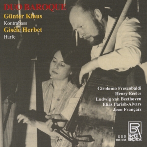 Frescobaldi/Eccles/Beethoven/Parish - Works For Double Bass & Harp ryhmässä ME SUOSITTELEMME / Joululahjavinkki: CD @ Bengans Skivbutik AB (5562279)