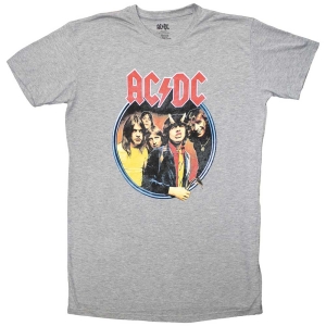 Ac/Dc - Highway To Hell Circle Lady Grey T-Shirt ryhmässä MERCHANDISE / T-paita / Hårdrock @ Bengans Skivbutik AB (5562461r)