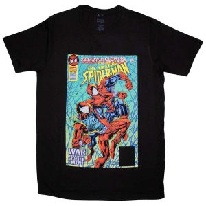 Marvel - War Of Spider-Men Cover Uni Bl T-Shirt ryhmässä MERCHANDISE / T-paita / Film-Musikal @ Bengans Skivbutik AB (5562486r)