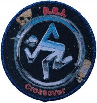 D.R.I. - Patch Crossover Blue Border (9,3 Cm ryhmässä ME SUOSITTELEMME / Perjantain julkaisut / Fredag den 30:e augusti 2024 @ Bengans Skivbutik AB (5562687)