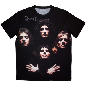 Queen - Bo Rhap Classic Bl Sublim T-Shirt ryhmässä MERCHANDISE / T-paita / Pop-Rock @ Bengans Skivbutik AB (5562798r)