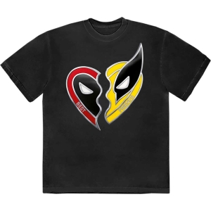 Marvel - Deadpool Best Friends Bl T-Shirt ryhmässä MERCHANDISE / T-paita / Film-Musikal @ Bengans Skivbutik AB (5562861r)