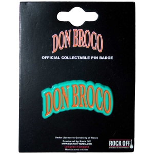 Don Broco - Orange Logo Pin Badge ryhmässä MERCHANDISE / Merch / Hårdrock @ Bengans Skivbutik AB (5562874)