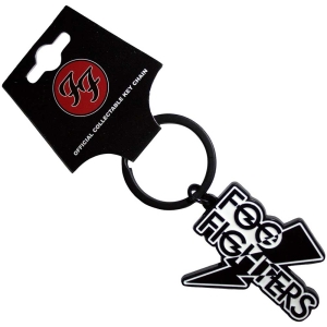 Foo Fighters - Flash Logo Keychain ryhmässä MERCHANDISE / Merch / Pop-Rock @ Bengans Skivbutik AB (5562877)