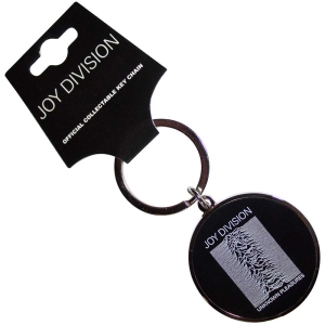 Joy Division - Unknown Pleasures Keychain ryhmässä MERCHANDISE / Merch / Pop-Rock @ Bengans Skivbutik AB (5562882)