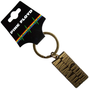 Pink Floyd - Animals Gold Text Logo Keychain ryhmässä MERCHANDISE / Merch / Pop-Rock @ Bengans Skivbutik AB (5562890)