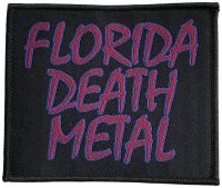 Florida Death Metal - Patch Florida Death Metal  (8,5 X ryhmässä ME SUOSITTELEMME / Perjantain julkaisut / Fredag den 6:e september 2024 @ Bengans Skivbutik AB (5563250)