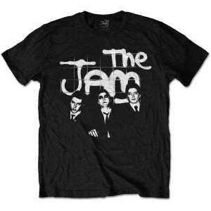 The Jam - B&W Group Shot Uni Bl T-Shirt ryhmässä MERCHANDISE / T-paita / Pop-Rock @ Bengans Skivbutik AB (5563405r)