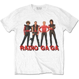 Queen - Radio Ga Ga Uni Wht T-Shirt ryhmässä MERCHANDISE / T-paita / Pop-Rock @ Bengans Skivbutik AB (5563418r)