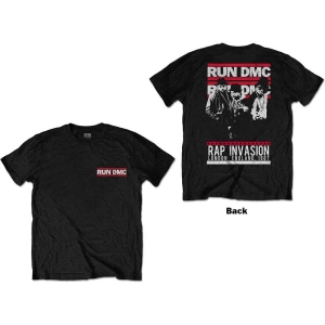 Run Dmc - Rap Invasion Uni Bl T-Shirt ryhmässä MERCHANDISE / T-paita / Hip Hop-Rap,Pop-Rock @ Bengans Skivbutik AB (5563420r)