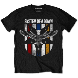 System Of A Down - Eagle Colours Uni Bl T-Shirt ryhmässä MERCHANDISE / T-paita / Hårdrock @ Bengans Skivbutik AB (5563423r)