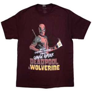 Marvel - Deadpool & Wolverine Change.. Black T-Shirt ryhmässä MERCHANDISE / T-paita / Film-Musikal @ Bengans Skivbutik AB (5563434r)