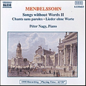 Mendelssohn Felix - Songs Without Words 2 ryhmässä Externt_Lager / Naxoslager @ Bengans Skivbutik AB (556373)