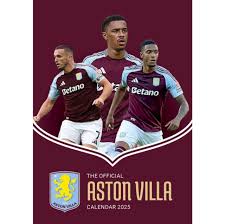 Aston Villa Fc  - 2025 A3 Calendar ryhmässä ME SUOSITTELEMME / Perjantain julkaisut / Perjantai 1 marraskuuta 2024 @ Bengans Skivbutik AB (5563799)