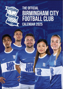 Birmingham City Fc  - 2025 A3 Calendar ryhmässä ME SUOSITTELEMME / Perjantain julkaisut / Perjantai 1 marraskuuta 2024 @ Bengans Skivbutik AB (5563800)