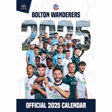 Bolton Wanderers Fc - 2025 A3 Calendar ryhmässä ME SUOSITTELEMME / Perjantain julkaisut / Perjantai 1 marraskuuta 2024 @ Bengans Skivbutik AB (5563802)