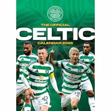 Celtic Fc  - 2025 A3 Calendar ryhmässä MERCH / Kalenterit 2025 / Calendars League @ Bengans Skivbutik AB (5563805)