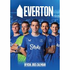 Everton Fc - 2025 A3 Calendar ryhmässä MERCH / Kalenterit 2025 / Calendars League @ Bengans Skivbutik AB (5563807)