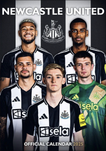 Newcastle United Fc - 2025 A3 Calendar ryhmässä MERCH / Kalenterit 2025 / Calendars League @ Bengans Skivbutik AB (5563812)