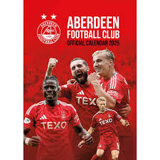 Aberdeen Fc  - 2025 A3 Calendar ryhmässä ME SUOSITTELEMME / Perjantain julkaisut / Perjantai 1 marraskuuta 2024 @ Bengans Skivbutik AB (5563820)