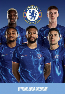 Chelsea Fc  - 2025 A3 Calendar ryhmässä MERCH / Kalenterit 2025 / Calendars League @ Bengans Skivbutik AB (5563822)