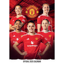 Manchester United Fc - 2025 Womens A3 Calendar ryhmässä ME SUOSITTELEMME / Perjantain julkaisut / Fredag den 18:e oktober 2024 @ Bengans Skivbutik AB (5563830)