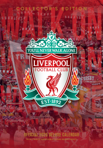 Liverpool Fc - 2025 A3 Deluxe Calendar ryhmässä MERCH / Kalenterit 2025 / Calendars League @ Bengans Skivbutik AB (5563840)