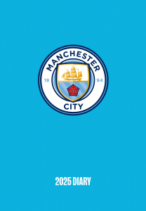 Manchester City Fc - 2025 A5 Diary ryhmässä MERCH / Kalenterit 2025 / Calendars League @ Bengans Skivbutik AB (5563844)