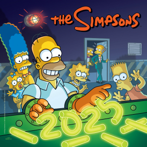 The Simpsons  - 2025 Square Calendar ryhmässä MERCHANDISE / Merch / TV-serie @ Bengans Skivbutik AB (5563855)