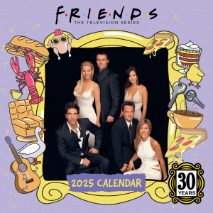 Friends - 2025 Square Calendar ryhmässä MERCHANDISE / Merch / TV-serie @ Bengans Skivbutik AB (5563859)