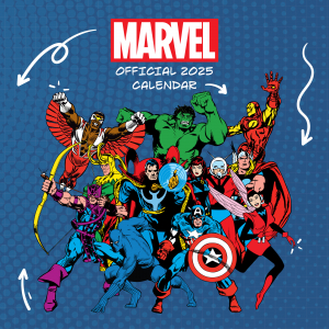 Marvel Comics  - 2025 Square Calendar ryhmässä MERCHANDISE / Merch / Film-Musikal @ Bengans Skivbutik AB (5563860)