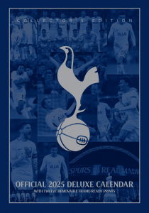 Tottenham Hotspur Fc - 2025 A3 Deluxe Calendar ryhmässä MERCH / Kalenterit 2025 / Calendars League @ Bengans Skivbutik AB (5563877)