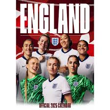 England Women's Football - 2025 A3 Calendar ryhmässä MERCHANDISE / Merch / Sport @ Bengans Skivbutik AB (5563885)