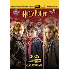 Harry Potter - 2025 A3 Change It Up Calendar ryhmässä MERCHANDISE / Merch / Film-Musikal @ Bengans Skivbutik AB (5563889)